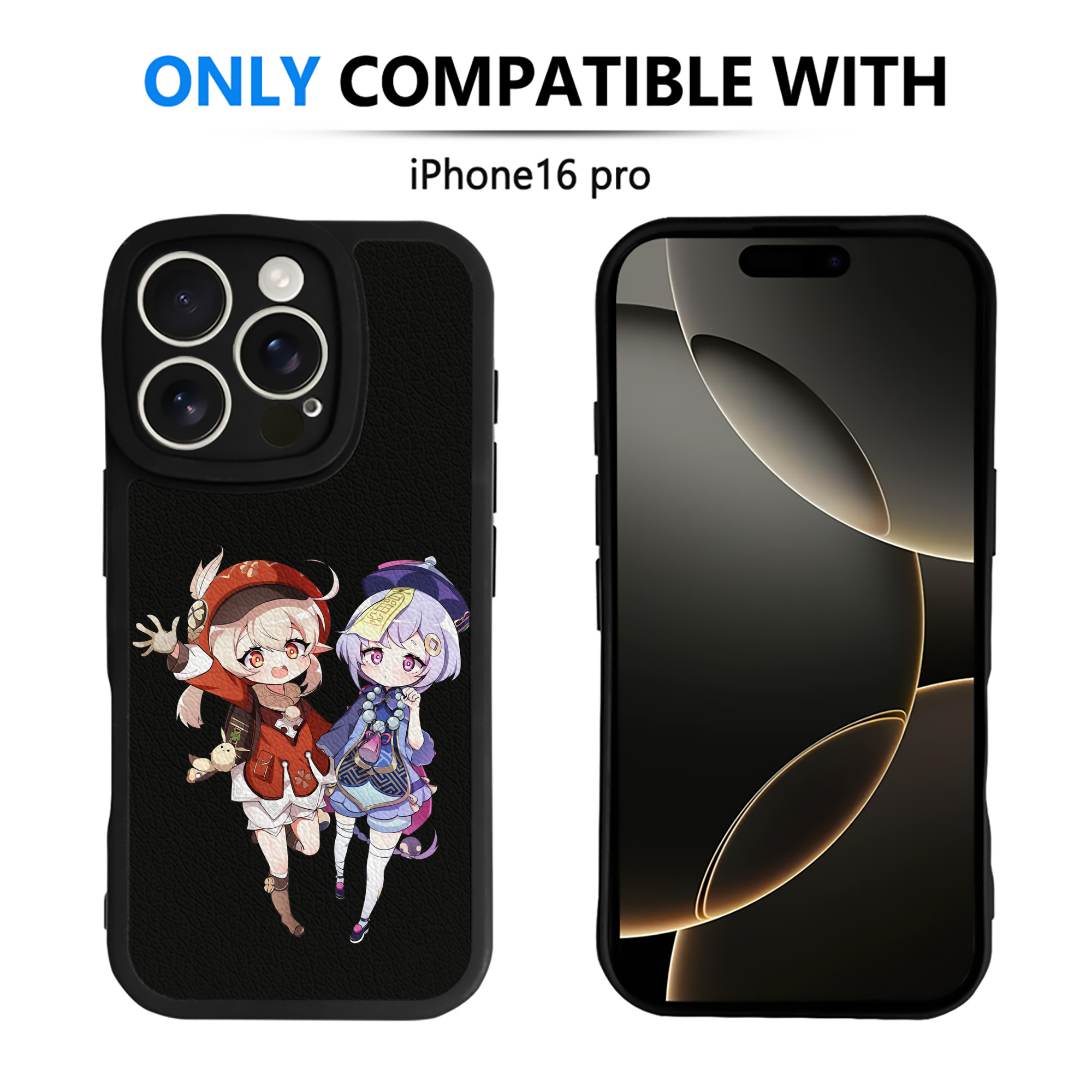 げんし神 七七 なな  genshin Nana 【iPhone 16シリーズ対応】シリコンスマホケース（レザー調） 材質：シリコン